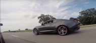Vidéo: Streetrace - Ford Mustang Shelby GT2016 vs 350 2016 Chevrolet Camaro SS