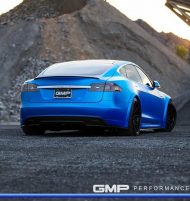 Tesla Model S Tuning ADV.1 Revozport R Zentric Mattblau Carbon GMP Performance 14 190x201