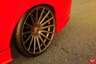 Vossen Wheels VFS-2 at the Special Red Lacquered Honda Accord