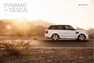 Nuevo estilo: luces traseras dinámicas de Glohh en el Range Rover Sport L320