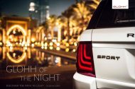 Nuevo estilo: luces traseras dinámicas de Glohh en el Range Rover Sport L320