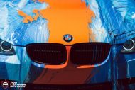 Niewątpliwy - styl ART samochodu na kołach VMR BMW M3 E92
