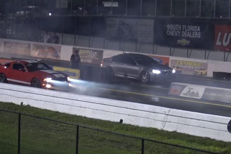 Video: Who will win? BMW M5 F10 CP vs. 700PS Ford Mustang