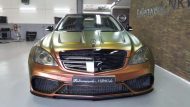 Camaleón frustrado en el Folienwerk Mercedes Benz Clase S W221