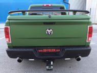 Mächtiges Teil &#8211; Dodge Ram Pickup in Grün matt by BB-Folien