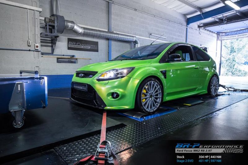401PS & 597NM in the Ford Focus MK2 RS from BR Performance