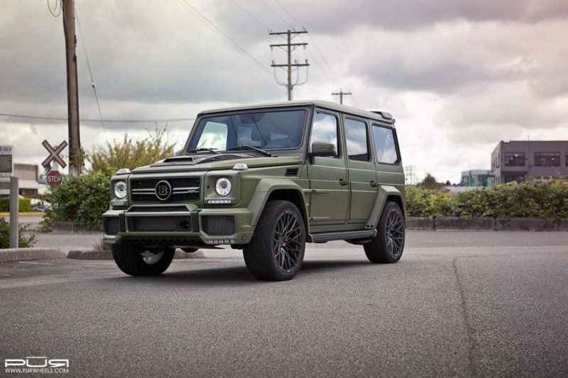 Extreme Monster - PUR RS25 Alu's on the Brabus G63 AMG Widestar