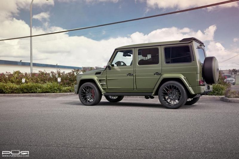 Extreme Monster - PUR RS25 Alu na Brabus G63 AMG Widestar