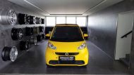 Fotostory: Smart Cabrio in Matte Bright Yellow by Folienwerk-NRW