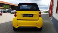 Photo Story: Smart Convertible in Matte Bright Yellow by Folienwerk-NRW