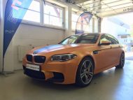 Sunrise Orange BMW M5 F10 Folierung 3 190x143 Sunrise Orange an der 2M Designs BMW M5 F10 Limousine