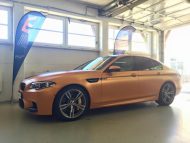 Sunrise Orange BMW M5 F10 Folierung 4 190x143 Sunrise Orange an der 2M Designs BMW M5 F10 Limousine