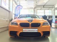 Sunrise Orange BMW M5 F10 Folierung 6 190x143 Sunrise Orange an der 2M Designs BMW M5 F10 Limousine