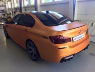 Sunrise Orange BMW M5 F10 Folierung 8 190x143 Sunrise Orange an der 2M Designs BMW M5 F10 Limousine