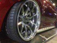Kit de carrocería ancha y ruedas de trabajo en el Toyota GT86 de Kuhl Racing