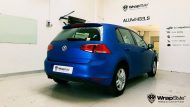 Mat blauw – WrapStyle Denemarken wrapt een VW Golf MK7