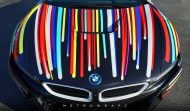 Récit photo: BMW i8 dans le style automobile Jeff Koons de Metro Wrapz