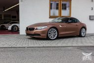 Reportage photo: brun métallisé sur la BMW Z4 E89 de SchwabenFolia
