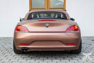 Racconto fotografico: Brown Matt Metallic sulla BMW Z4 E89 di SchwabenFolia