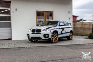Dobrze widoczne BMW X6 E71 od SchwabenFolia-CarWrapping