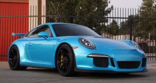 Metallic Bahama Blau Porsche 991 911 GT3 Tuning 310x165 Fotostory: Metallic Bahama Blau am Porsche 991 (911) GT3