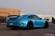 Photo Story: Bleu Bahama métallique sur la Porsche 991 (911) GT3