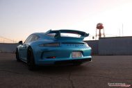Historia de la foto: Azul metálico de Bahama en el Porsche 991 (911) GT3