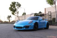 Photo Story: Bleu Bahama métallique sur la Porsche 991 (911) GT3
