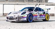 Fotoverhaal: Porsche 911 GT3 RS met Apple Computer-foiling