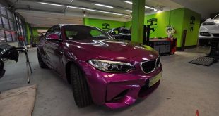 pink BMW M2 F87 Folierung Tuning 2 310x165 Hat was   Glänzend pink folierter BMW M2 F87 von Print Tech