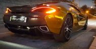 Video: Chrome Gold Foil & Armytrix Exhaust su McLaren 570S