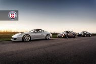 Van nieuw naar oud – HRE Alu's op de Porsche 991, 993 en 930