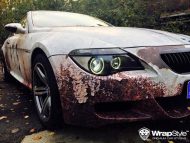 Rusty BMW M6 E63 Folierung Tuning 6 190x143 BMW E24 6er Vorgänger? Verrückter M6 V10 by Wrap Style Denmark
