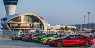 That's Dubai - super bright colors on the BMW i8 by Abu Dhabi Motors