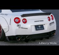 Tuning 2017 Liberty Walk Nissan GT R 14 190x178