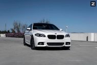 20 inch Zito ZS07 rims on BMW F10 535i in alpine white