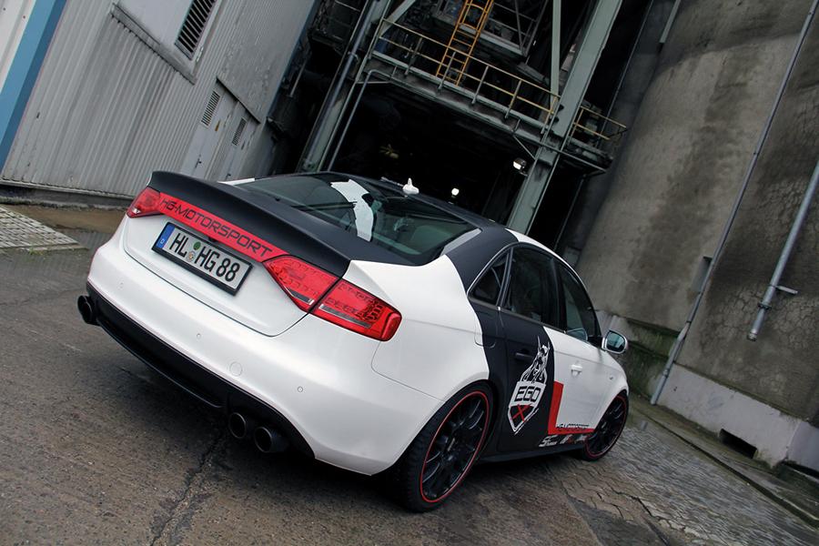 Audi A4 S4 od HG Motorsport z zawieszeniem Bilstein B16