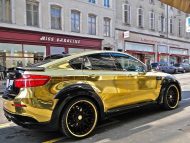 BMW Hamann Tycoon Supreme Evo E71 X6M in goud