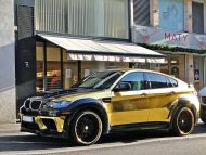 BMW Hamann Tycoon Supreme Evo E71 X6M in goud