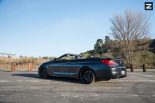 BMW M6 F13 convertible en llantas de aleación Zito Wheels ZS03 en negro