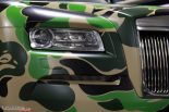 Graphique de camouflage Bape sur Rolls Royce Wraith par Impressive Wrap