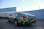 Grafica mimetica Bape su Rolls Royce Wraith di Impressive Wrap