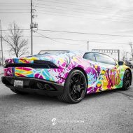 Graffiti Lamborghini Huracan Folierung Tuning 11 190x190