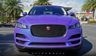 Jaguar F-PACE in the 3M 1080 Electric Wave Design by MetroWrapz