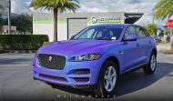Jaguar F-PACE in the 3M 1080 Electric Wave Design by MetroWrapz