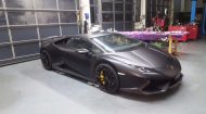 Matt Black Novitec Lamborghini Huracan de Kuhnert