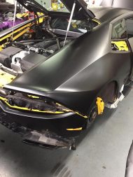 Matt Black Novitec Lamborghini Huracan firmy Kuhnert