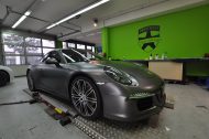 Satin métallique mat sur la Porsche 911 GTS (991) de Print Tech
