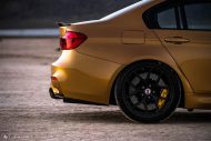 Seltener Sunburst Gold lackierter BMW M3 auf HRE Alu’s