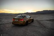 Sunburst Gold Metallic BMW M3 F80 HRE R101 Tuning 3 190x127 Seltener Sunburst Gold lackierter BMW M3 auf HRE Alu’s